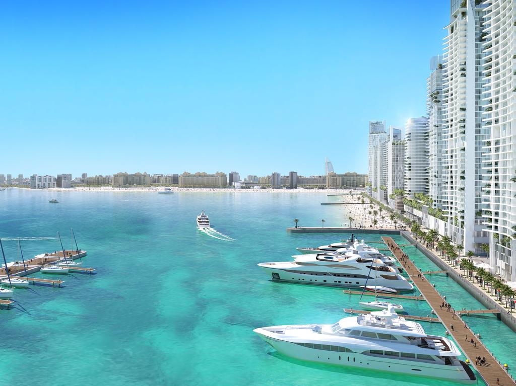 EMAAR BEACHFRONT Ultra-modern living at a leisurely pace Located in the new vibrant Dubai Harbour, EMAAR Beachfront is an exclusive coastal community