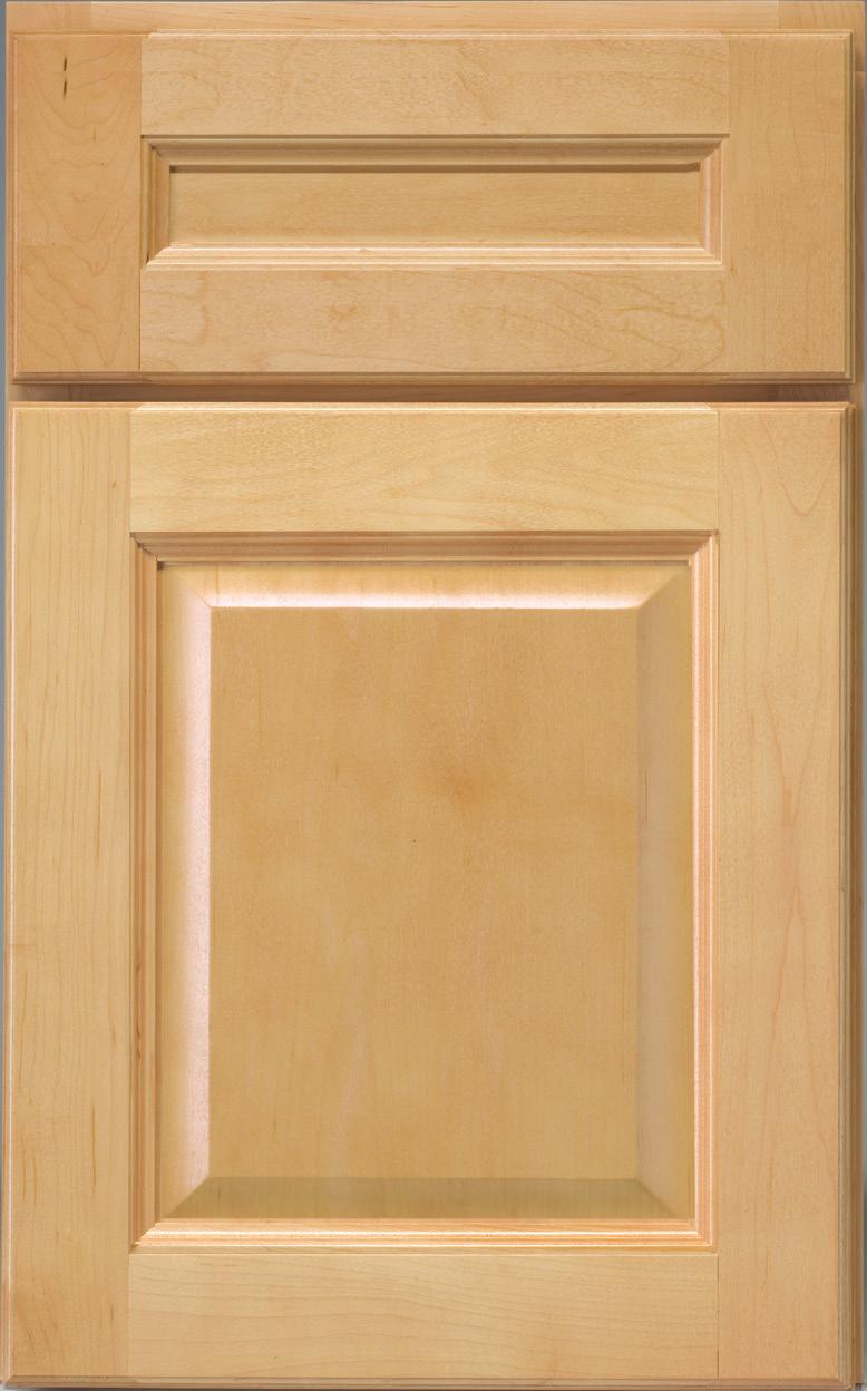 Sussex II Raised Panel Full Overlay Door ü ü ü ü ü Mortise and tenon door and drawer Raised veneer or HDF panel inset into 5 piece drawer front w/flat