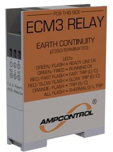 TECHNICAL DATASHEET ECM3 EARTH CONTINUITY RELAY Electrical Protection for Hard Rock Mines Application The ECM3 has been designed to provide earth continuity protection for cables containing pilot