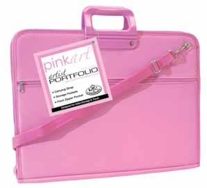 R-05127 Pink Art - Portfolio Case