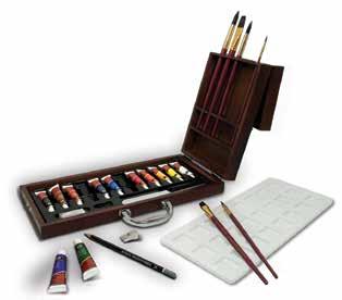 R-07325 Sketching Set NEW UPC 12 Graphite Pencils, 6 Sketching Sticks, 6 Charcoal Sticks, 4 pc Vine Charcoal, 4 Pastel Pencils, Artist Mannequin,