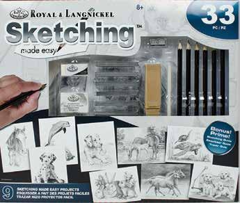5 x 2 *Must be ordered in full case packs R-07786 Sketching Made Easy Art Activity Set 1