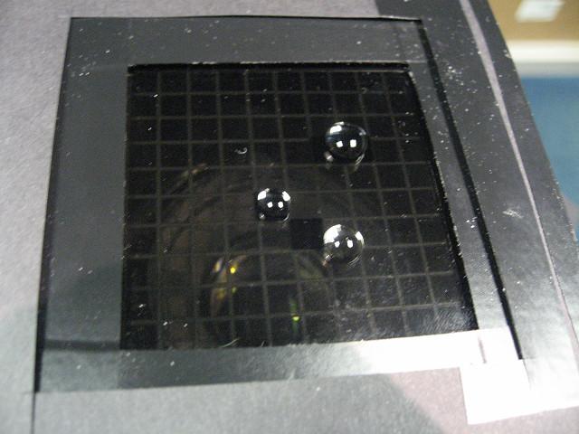 Normally white means that the liquid crystal cells remain transparent until the voltage is removed.