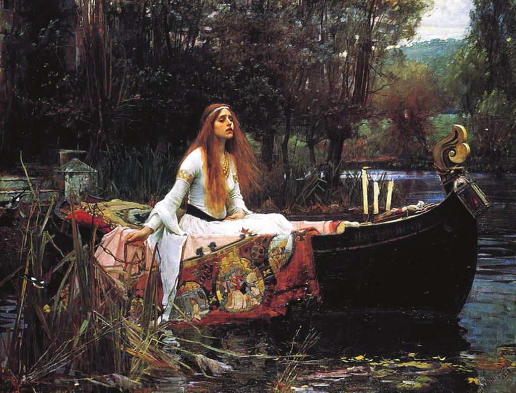 8 Painting or Design Image B The Lady of Shalott by John William Waterhouse 1888 oil on canvas 153 200 cm Tate Gallery, London 22 Using Image B as a starting point produce one of the following: