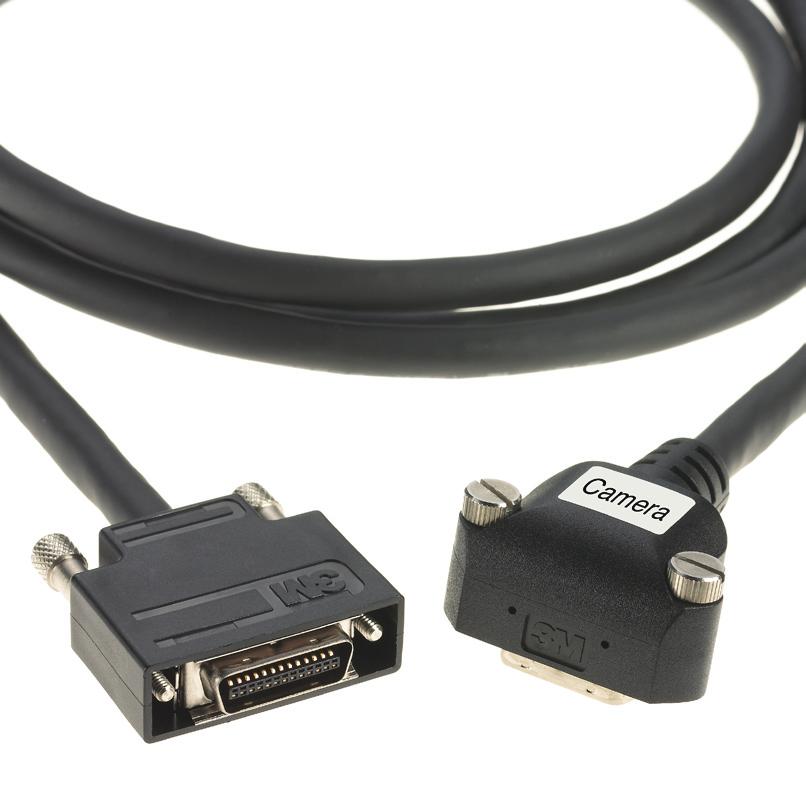 M Mini D Ribbon (MDR) Cable Assembly.050 Right-Angle High-Flex Digital Camera Cable 26 position 14H26-SZX-XXX-04C Flexible cable enables moving head applications.