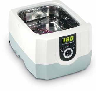 Ultrasonic baths personal use Extra large Extra large stainless steel basin For cleaning frames and jewellery Including heating With timer to stop automatically after a preset time Suitable for