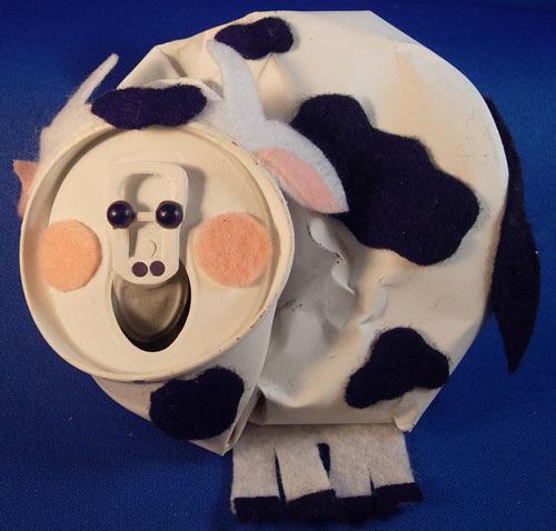 htm Recycled Pop Can Cow For instructions, please visit http://www.