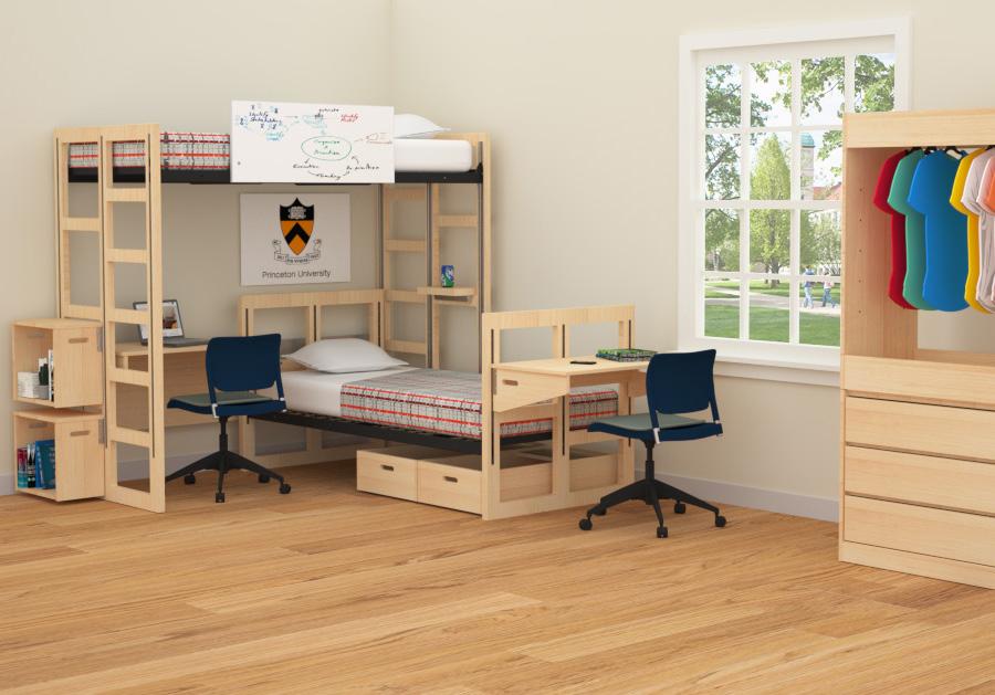 VOLV furniture that adapts volve helps students balance their social and academic needs by providing adaptive, modular pieces that can move with the individual student as their priorities shift