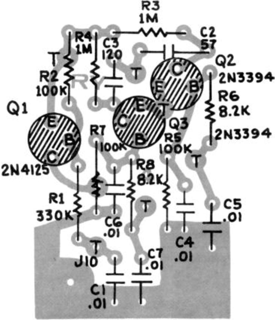 Transistor Collector Emitter Base Q1, CW - 1.4 8.8 8.7 Ql, LSB - 1.1 8.8 8.7 Q2, CW 29 2.2 -. 3 Q2, LSB 30 2.2 -. 3 Q3,, CW 33 2.2 -. 5 Q3, LSB 33 2.2 -. 5 MEASUREMENT CONDITIONS Conditions same as the SPR-4 R.