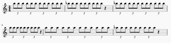 III. Vibrato The purpose of these exercises is to work on the amplitude and frequency of vibrato production starting with a slower vibrato that is initiated in the belly to a faster vibrato that can