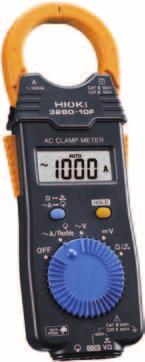 4 Pocket size CLAMP SERIES AC CLAMP METER 3280-10F 3280-20F Rugged & Compact 3280-10F 3280-10F: MEAN Value / 3280-20F: True RMS AC 1000 A clamp aperture: 33 mm dia.
