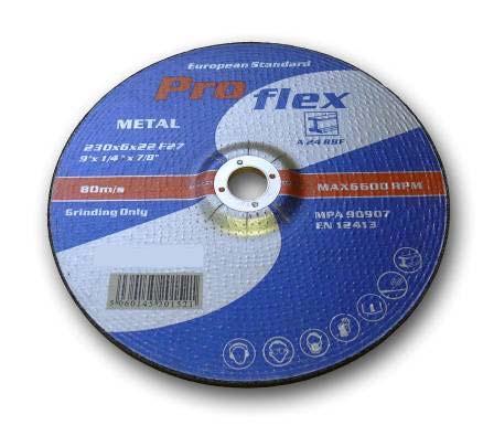 Proflex Abrasive Cutting and Grinding Discs A general purpose competitively priced range manufactured to European Standard EN12413.