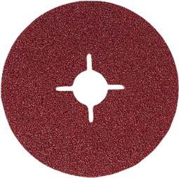 RECA Aluminium Oxide Fibre Discs For use in conjunction with a backing pad on a mini or angle grinder.