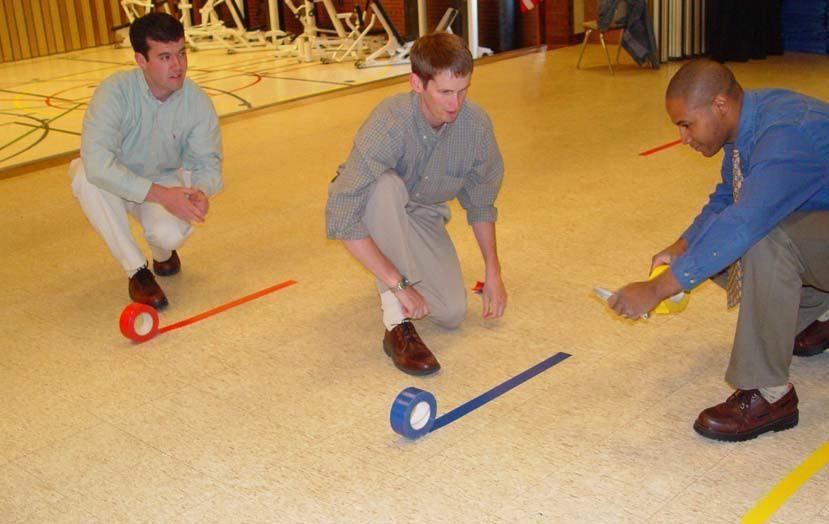 You may try laying a chalk line across the entire length of the floor for more consistent results. 4.