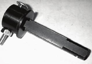Figure 8 (Photo shows the gearbox reversed to show bolt.) 12.