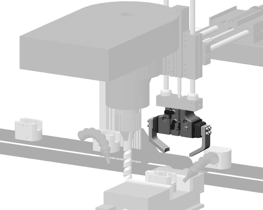 DPDL SERIES 1.86 Parallel Grippers- DPDL DIRECTCONNECT Modular Series Multiple mounting locations: DIRECTCONNECT tapped and dowel mounting on top and back of body.