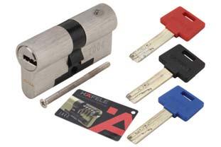 point locking element dimple key system Construction key function No.