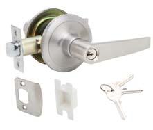 Standard security All items include a locking system using a vertical key and 5 pin locking elements.