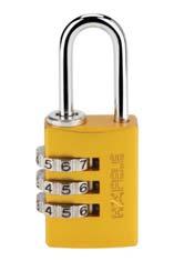 COMBINATION PADLOCK Strong and light weight 3 digit re-settable combination Good