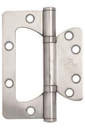 LIFT-OFF HINGE For timber frames For flush doors With fixed pin Suitable for DIN left and DIN right hand Technical data Knuckle: Ø12 mm Material thickness: 2.