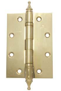 STANDARD HINGE For timber frames For flush doors With fixed pin and intermediate ring Knuckle with two ball bearings Suitable for DIN left and DIN right hand Technical data Knuckle: Ø14 mm Material