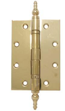 STANDARD HINGE For timber frames For flush doors With fixed pin Knuckle with two ball bearings Suitable for DIN left and DIN right hand Technical data Knuckle: Ø14 mm Material thickness: 3 mm Height