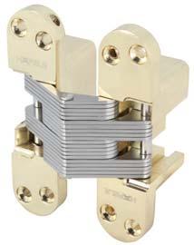 CONCEALED MORTISE HINGE For timber frames For flush doors For concealed mounting Technical data Max.