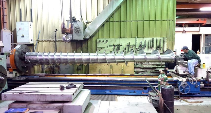 work. LARGE DAEWOO CNC LATHE TRAVEL: X-AXIS BED SWING IS