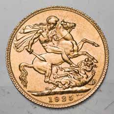 1911-13 Melbourne Mint Sovereign Trio aunc-unc 2,250 18389 1925 Sovereign a fascinating tale PREMIUM GRADE Offered in Choice Uncirculated quality, the 1925 Gold