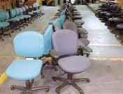 Pneumatic Task Chairs; (40+) Sec.