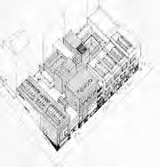 blocks - emphasize an area. Axonometric drawings of the city block.