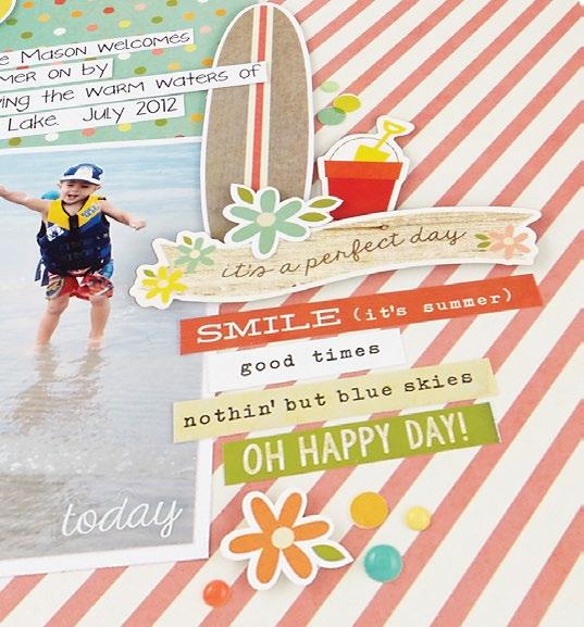 Just Beachy 12x12 Designer Cardstock 2x12, 4x12, 6x12 Elements Expressions Cardstock Stickers Fundamentals Cardstock Stickers Enamel