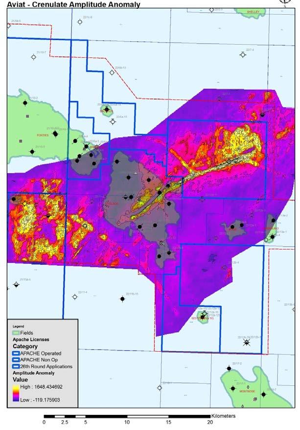 AVIAT FORTIES Aviat (WI 100%) Aviat-1 was drilled in 3Q 2010 and successfully tested A fuel gas resource for Forties Field 26kM from Forties Alpha Two well tie back A