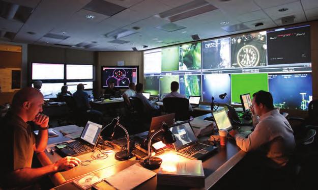 Centralized management of these simultaneous subsea operations from the integrated Highly Immersive Visualization Environment (HIVE) command center in Houston.