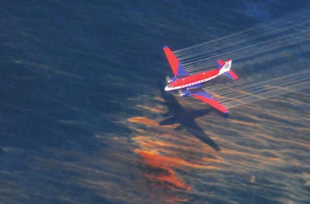 Aerial Dispersants The application of dispersants under the direction of Unified Command at the subsea source and in the open water may have been the most effective and fastest-mobilized tool for