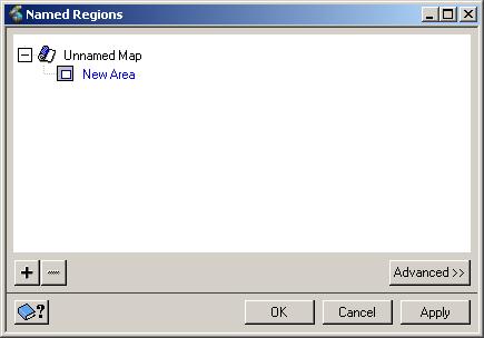 Lesson 1.2 Using the Zoom and Pan Tools Figure 1.18 Named Regions dialog box 3. In the lower-left of the Named Regions dialog box, click the + button.