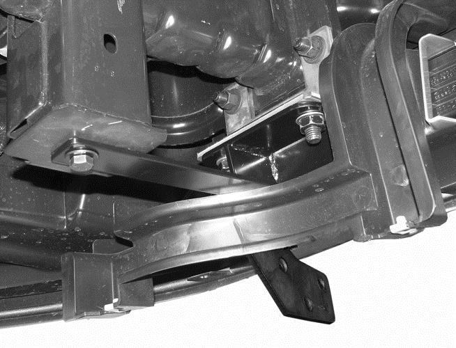 the splash guard for illustration (Fig 5) Driver side mounting location pictured from behind