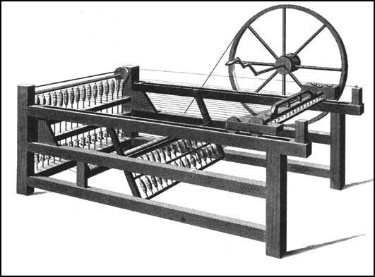 The spinning jenny The spinning jenny could spin up to eight thread