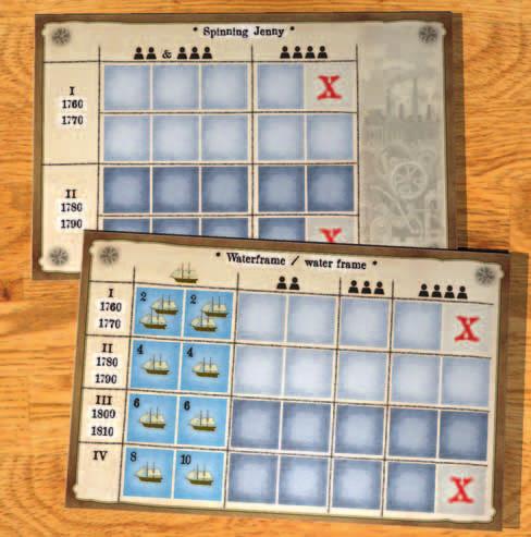 1.2 Mat for Special Markers and Ships Players may select special action markers placed on this mat