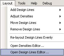 design line X as 10 and Y as 7 Press + and X to add or delete design lines till