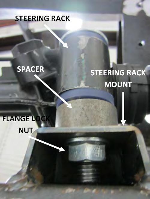 Use the 5 / 8-11 x 4-1 / 2 Hex Head Bolts, 5 / 8 Flat Washer, Spacer, and 5 / 8 x 11 Flange