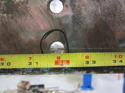 The factory holes are roughly located 26