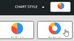 Select the donut chart 6. Change the data as shown 7.