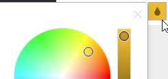 Click on the Colour tool in the properties toolbar Not all shapes will have the option to