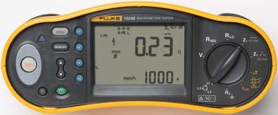 1650 Series Multifunction Installation Testers New RCD Type B Compatibility Extra functionality, faster testing, and as rugged as ever Fluke 1654B Fluke 1653B Fluke 1652C Safer, easier installation