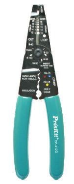 Built-in scale for measuring 2-9cm & 12 mm. Serrated jaw which provides firm gripping and bending.