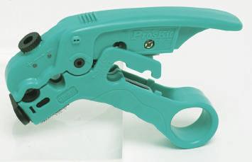 Durable SK5 preset cutting blades provide precise, accurate cable stripping. 2 Model 4/6/8/12 mm 6.