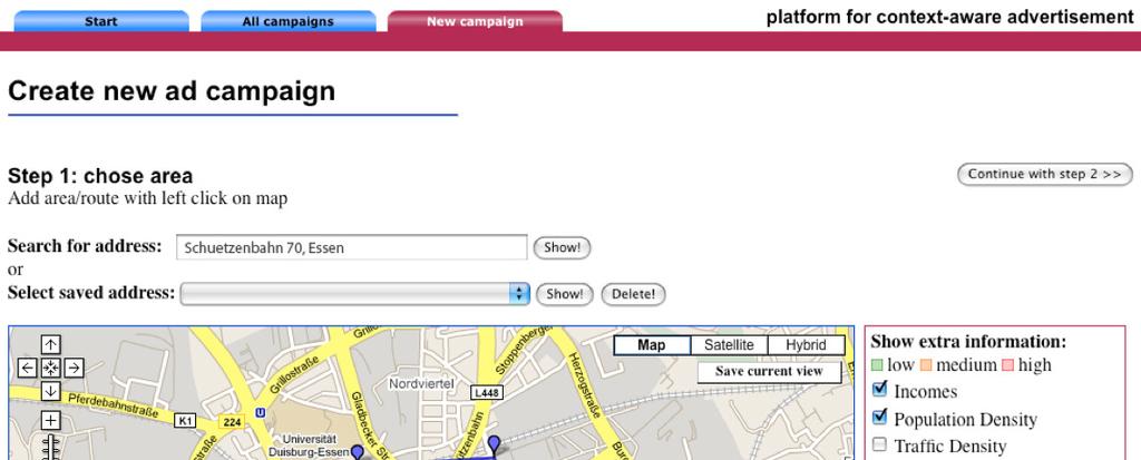 Application Example WEB-BASED ADVERTISING CLIENT Specifying contextual