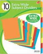 75 Poly Subject Dividers P0712 A4-5