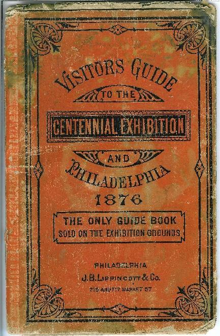 Medium of the Unit of Description: one guidebook, with attached map of the streets of Philadelphia General Condition Notes: Cover is torn off the book; back cover is completely missing.